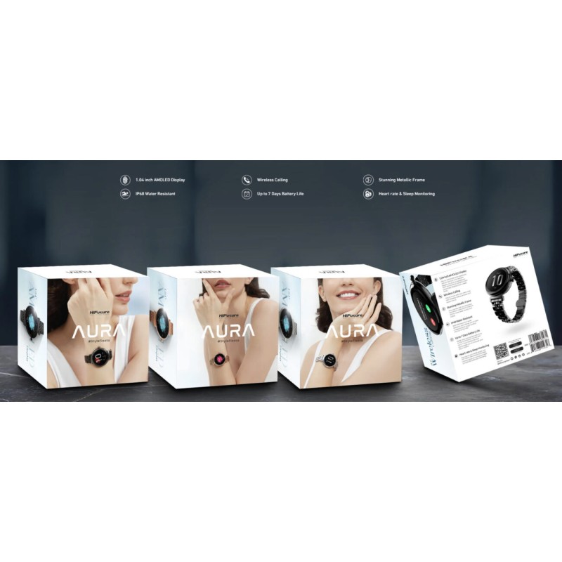 Buy HiFuture AURA SmartWatch Silver - Silver in Cyprus, Nicosia, Limassol, Larnaka, Pafos