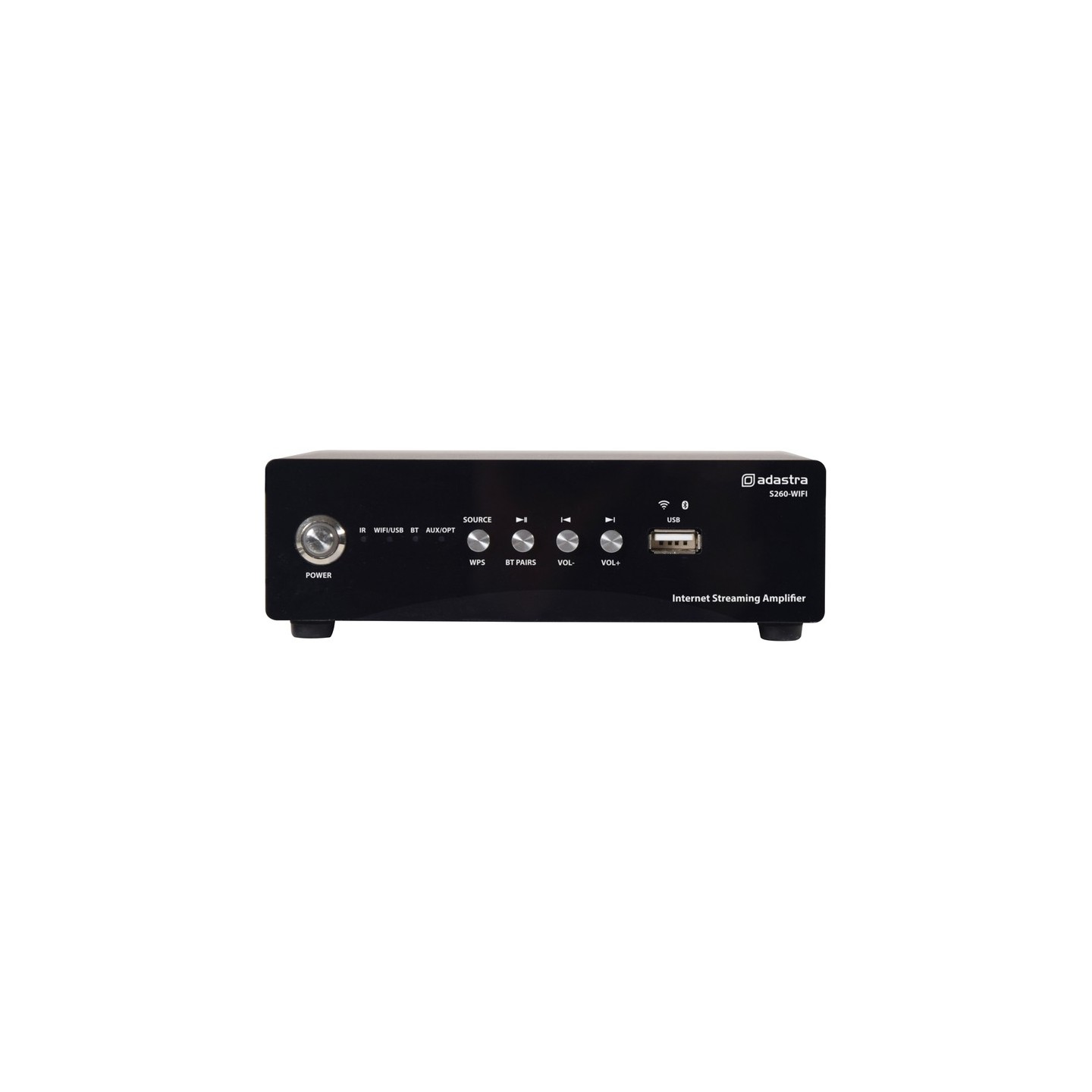 Adastra Desktop Amplifier - S260-WIFI v2 - 2x60W WIFI BT USB — Buy in Cyprus with Fast Delivery