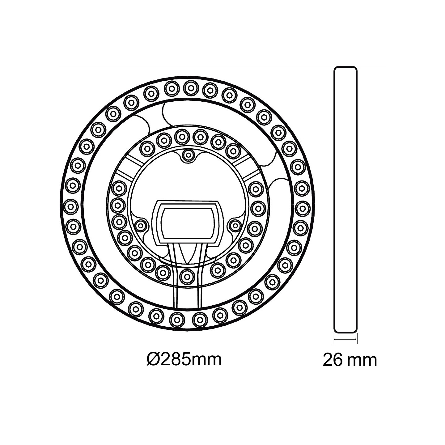 GBC HeyRing Circolina - LED CCT Smart WiFi Ceiling Lamp Replacement w RC — Buy in Cyprus with Fast Delivery