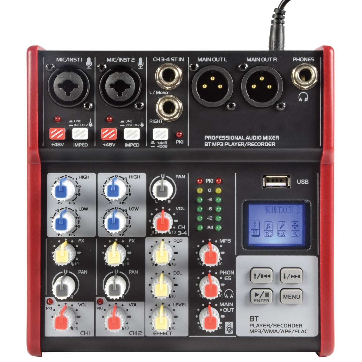 Citronic Mixer - CSM-4 - 4channels USB BT Play-Record 170.871UK — Buy in Cyprus with Fast Delivery