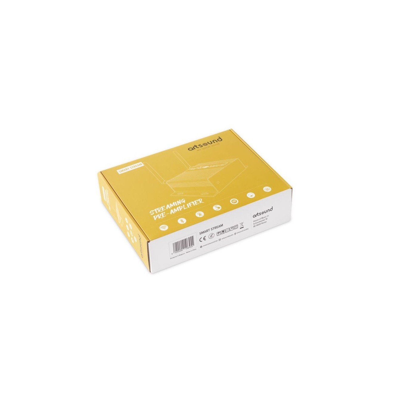 Artsound Smart Stream Multiroom Pre-Amp - LAN-WiFi BT-USB-Airplay Optical — Buy in Cyprus with Fast Delivery