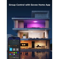Govee Lamp Ceiling Smart LED 12inch Round Light RGBWW + RGBIC H80A1C01 — Buy in Cyprus with Fast Delivery