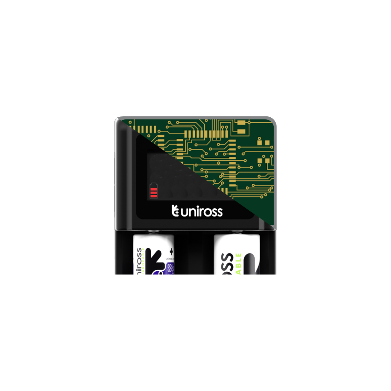 Buy Uniross Compact Smart Charger for NiMH and Lithium Batteries - UCX006 - Comp... in Cyprus, Nicosia, Limassol, Larnaka, Pafos