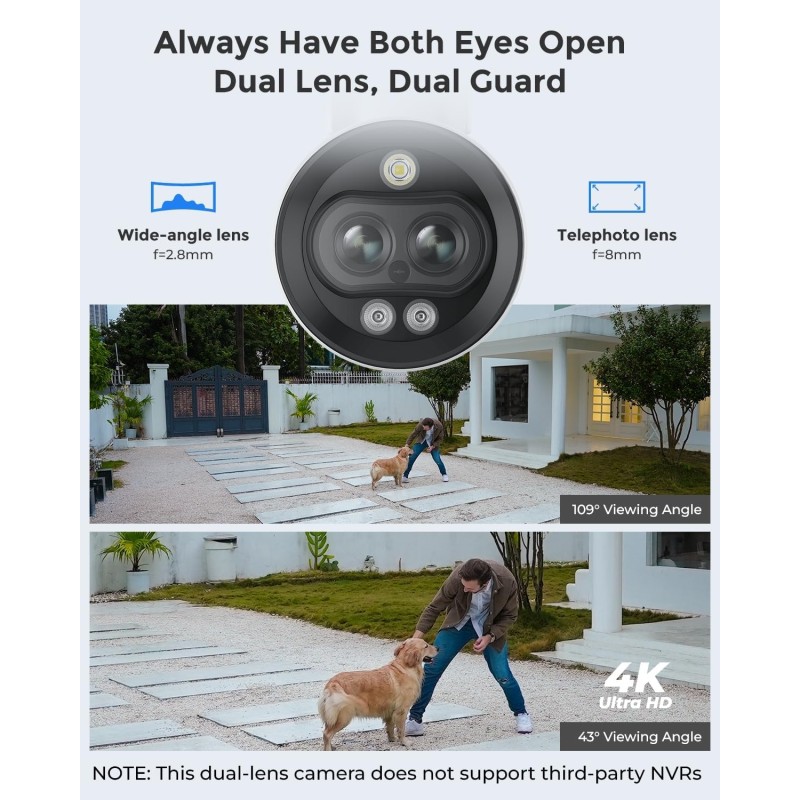 Buy Reolink IP Bullet Spotlight Camera - RLC-81MA - (P330M) 8MP POE IP Bullet Sp... in Cyprus, Nicosia, Limassol, Larnaka, Pafos