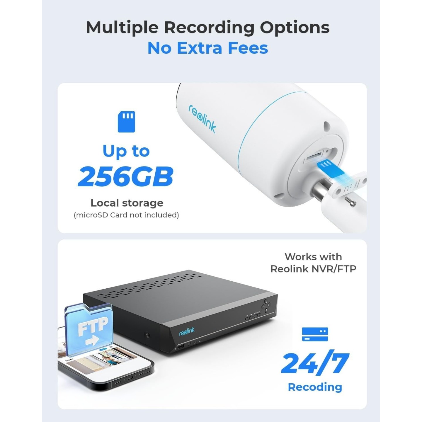 Reolink IP Bullet Spotlight Camera - RLC-81MA - (P330M) 8MP POE IP Bullet Spotlight Camera Dual Wide Angle & Telephoto Lens