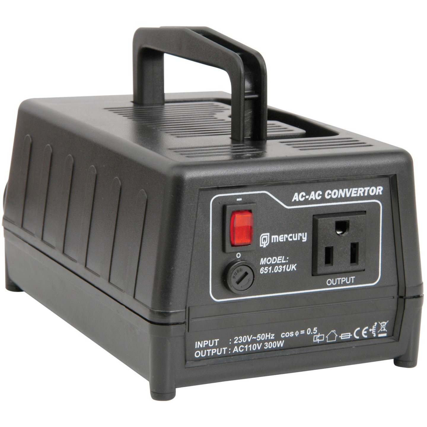 Mercury Voltage Converter - SDVC-300 - US to UK Voltage Converter 230V-110V 300W — Buy in Cyprus with Fast Delivery