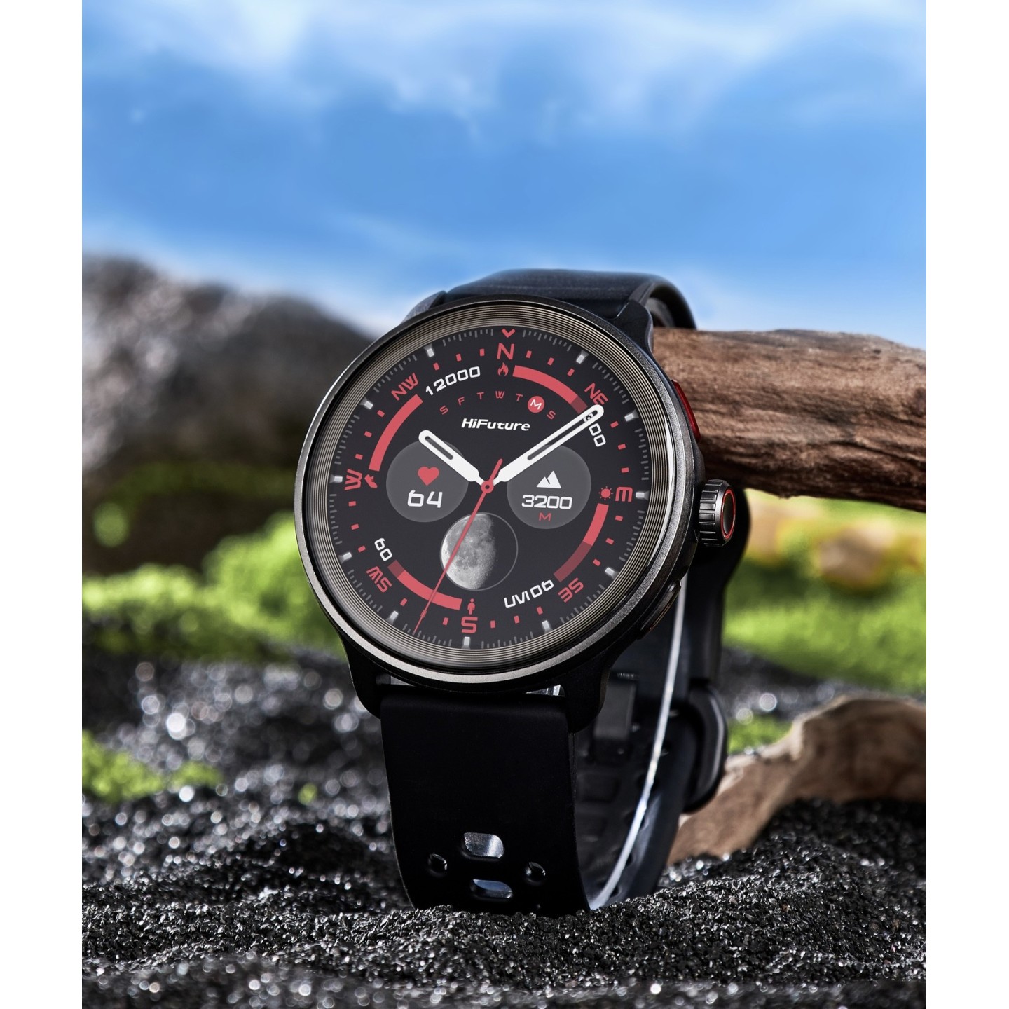 HiFuture Adventure GPS SmartWatch - VELA - Black — Buy in Cyprus with Fast Delivery