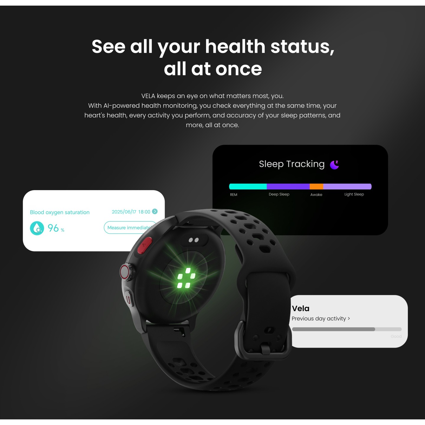 HiFuture Adventure GPS SmartWatch - VELA - Black — Buy in Cyprus with Fast Delivery
