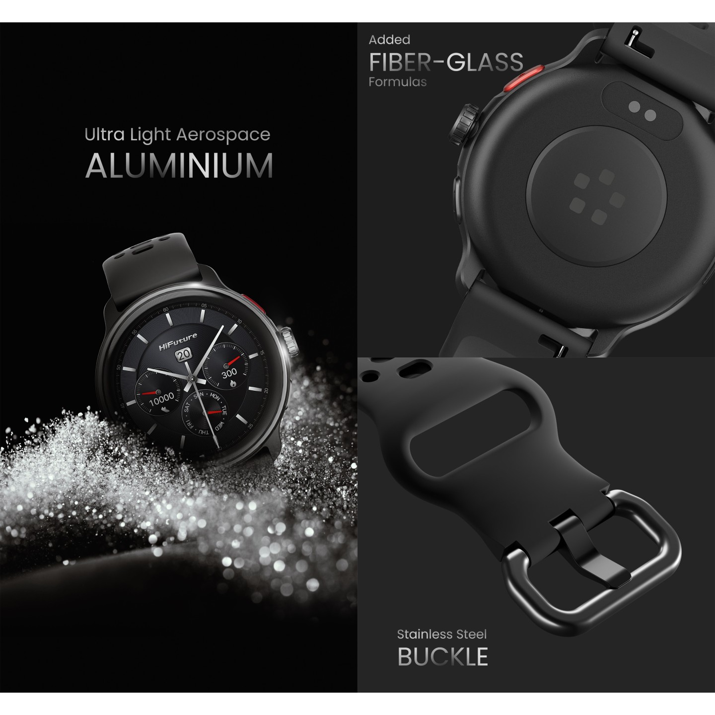 HiFuture Adventure GPS SmartWatch - VELA - Black — Buy in Cyprus with Fast Delivery