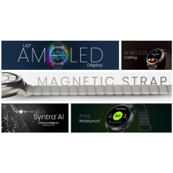 Buy HiFuture Fashion SmartWatch AURORA - White Silver in Cyprus, Nicosia, Limassol, Larnaka, Pafos