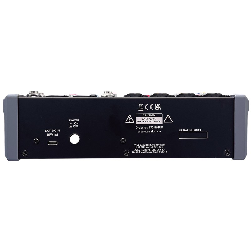 Buy Citronic 6ch Mixer with DSP BT PC USB Play-Rec 170.864UK - CMA-8 - 6ch Mixer... in Cyprus, Nicosia, Limassol, Larnaka, Pafos