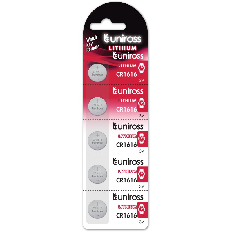 Buy Uniross Button Cell Lithium Battery - CR1616 - Button Cell Lithium Battery (... in Cyprus, Nicosia, Limassol, Larnaka, Pafos