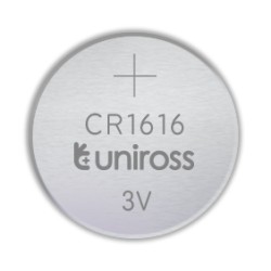 Buy Uniross Button Cell Lithium Battery - CR1616 - Button Cell Lithium Battery (... in Cyprus, Nicosia, Limassol, Larnaka, Pafos
