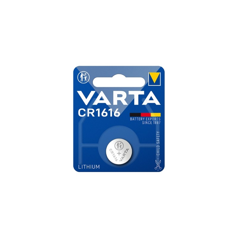 Buy Varta Lithium Battery Blister - CR1616 - Blister (1pc) in Cyprus, Nicosia, Limassol, Larnaka, Pafos