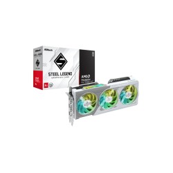 Buy ASRock Radeon RX 9060 XT Steel Legend OC - 8GB GDDR6, 3320 MHz Boost, PCIe 5... in Cyprus, Nicosia, Limassol, Larnaka, Pafos