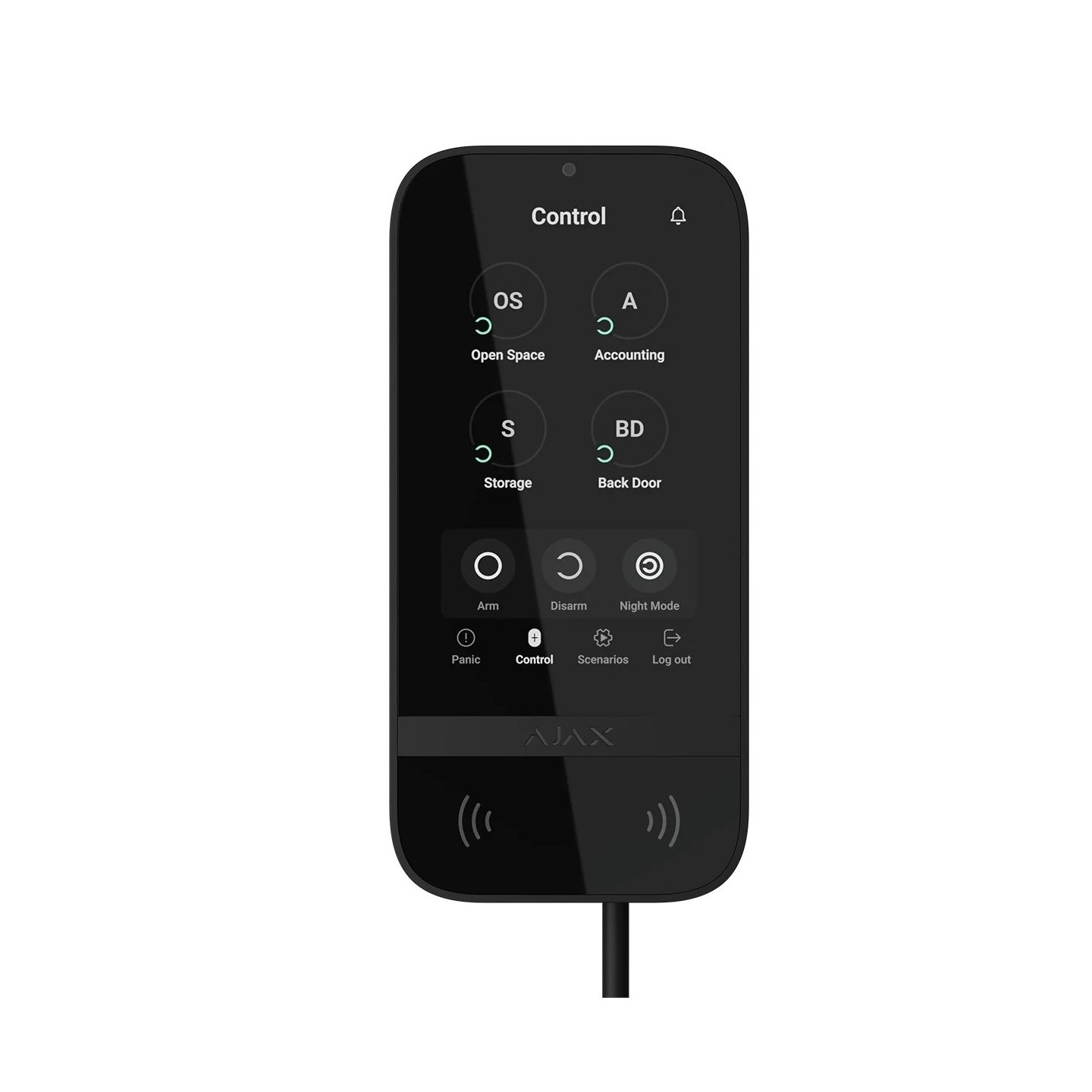 AJAX FIBRA KeyPad TouchScreen - KeyPad TouchScreen — Buy in Cyprus with Fast Delivery