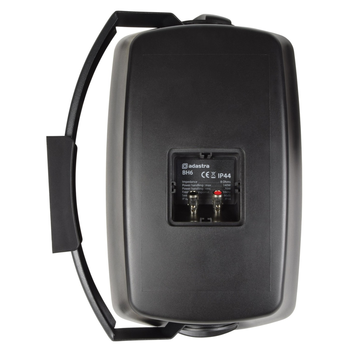 Adastra BH6 6.5'' Outdoor Speakers IP44 140W Black (pair) - 100.923UK - 6.5'' Outdoor Speakers IP44 140W Black (pair)