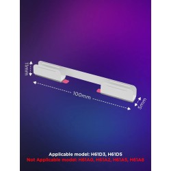 Buy Govee Gaming Wall Neon Rope Light - H10D2 - 2 Clips White (5pcs) in Cyprus, Nicosia, Limassol, Larnaka, Pafos