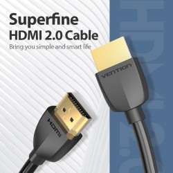 Vention HDMI Cable - AAIBD - Ultra Thin 0.5m — Buy in Cyprus with Fast Delivery