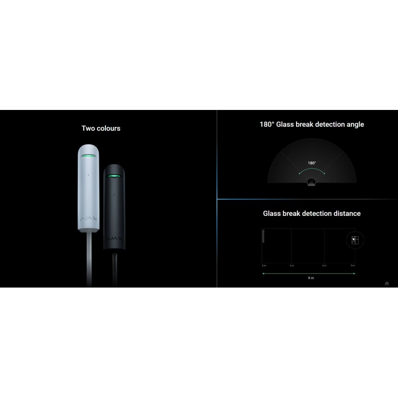 Buy AJAX FIBRA GlassProtect White - Requires License in Cyprus, Nicosia, Limassol, Larnaka, Pafos