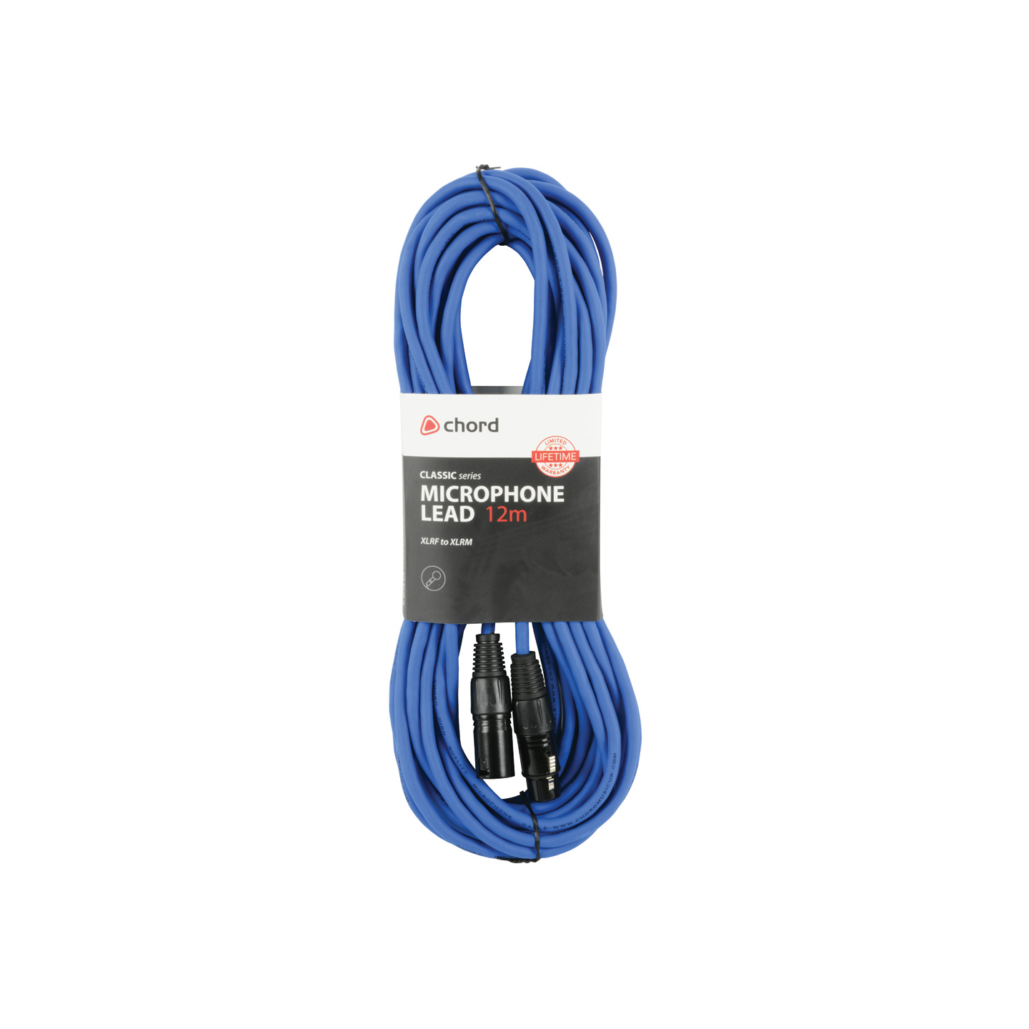 Chord Classic - 190.109UK - XLR M-F 12.0m Blue — Buy in Cyprus with Fast Delivery