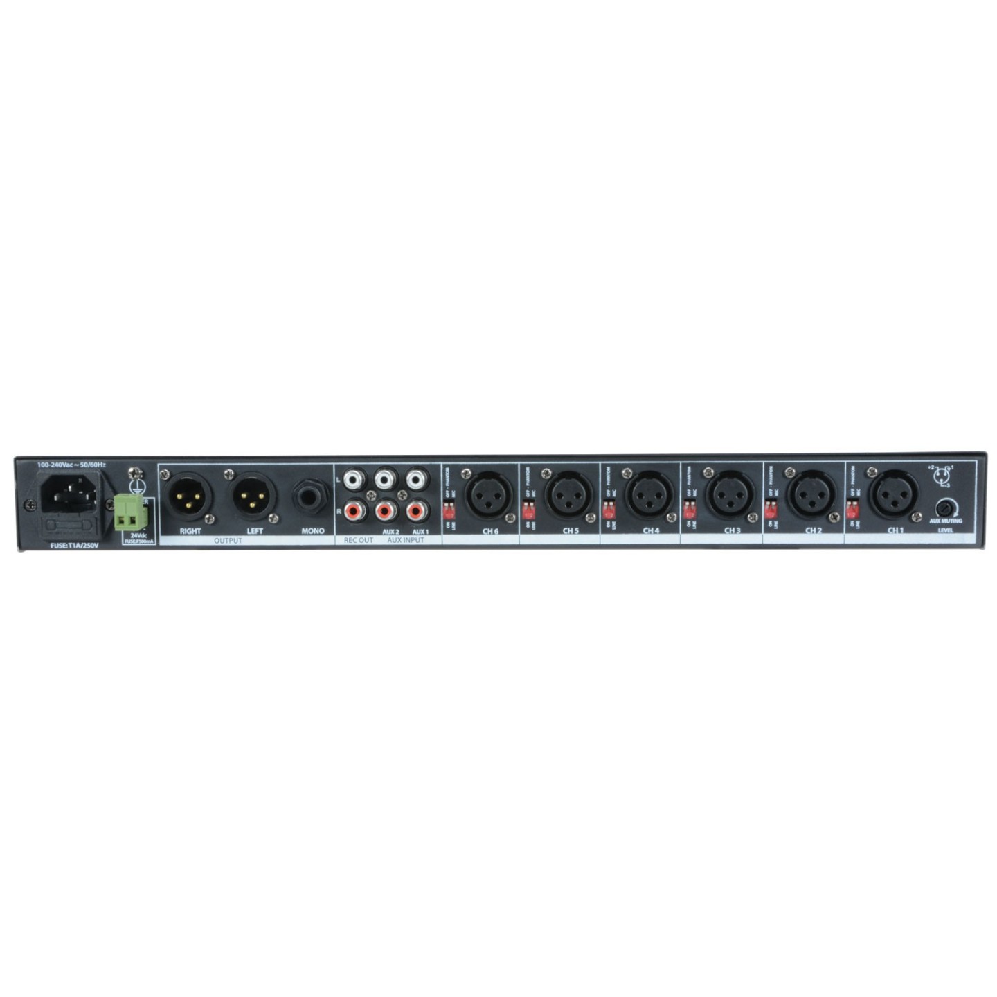 Adastra 1U Mic Line Rack Mixer - ML622 - 953.026UK - 1U Mic Line Rack Mixer — Buy in Cyprus with Fast Delivery