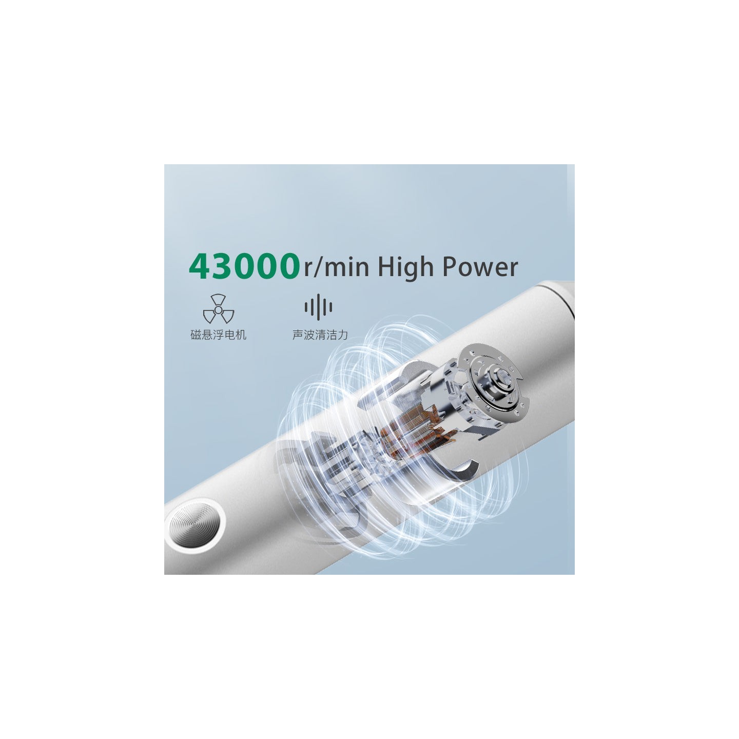 Enchen Toothbrush - AURORA T2 - Includes 2 Heads White — Buy in Cyprus with Fast Delivery