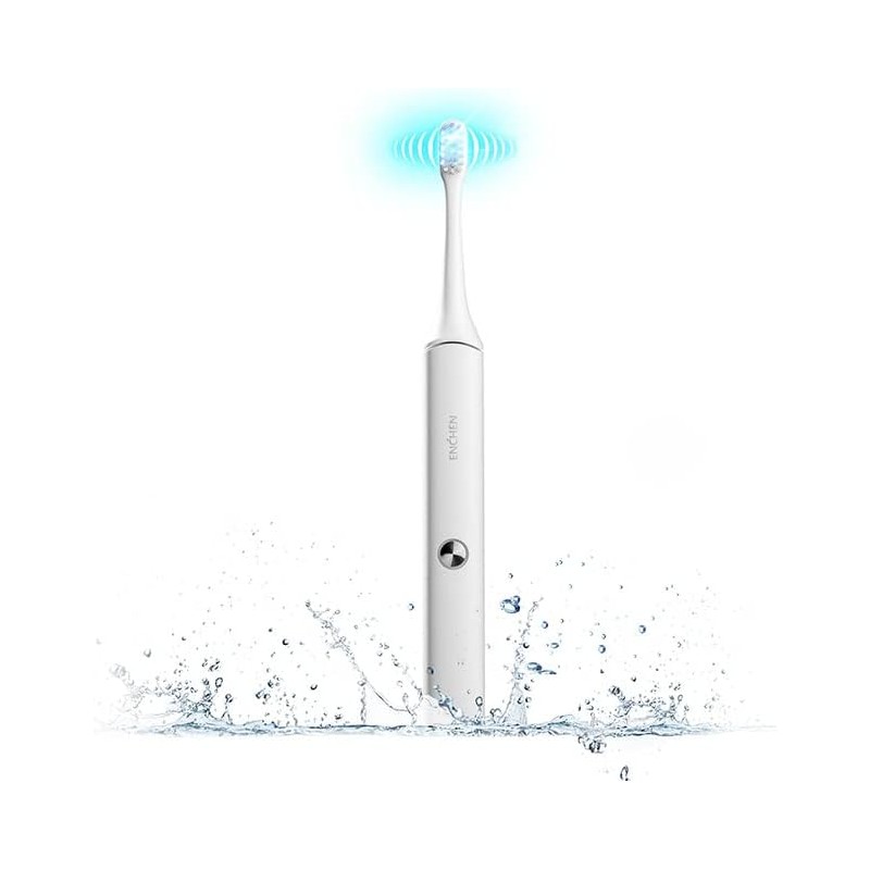 Buy Enchen Toothbrush - AURORA T2 - Includes 2 Heads White in Cyprus, Nicosia, Limassol, Larnaka, Pafos