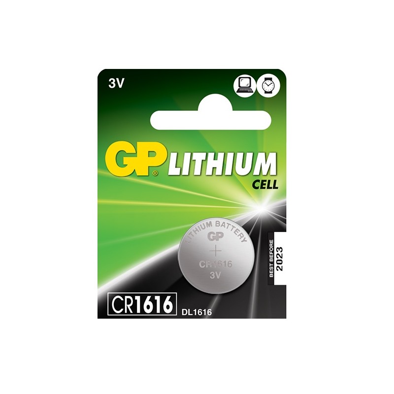 Buy GP Lithium Button Cell - 656.776UK - CR1616 5-pack in Cyprus, Nicosia, Limassol, Larnaka, Pafos