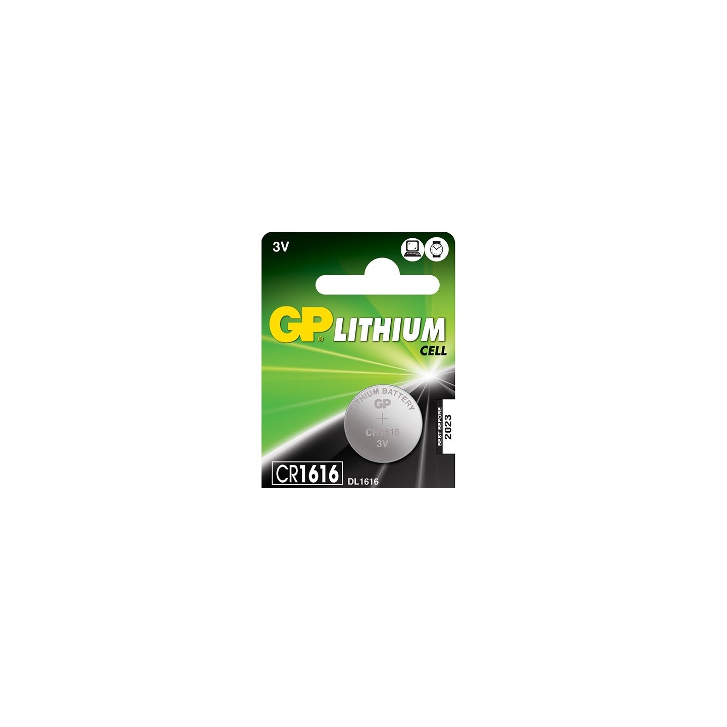 GP Lithium Button Cell - 656.776UK - CR1616 5-pack — Buy in Cyprus with Fast Delivery