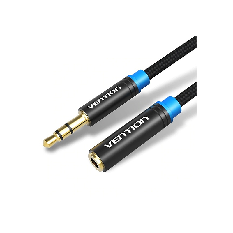 Buy Vention AUDIO 3.5mm M-F Extension Cable Metal 2.0m - VAB-B06-B200-M - 3.5mm ... in Cyprus, Nicosia, Limassol, Larnaka, Pafos
