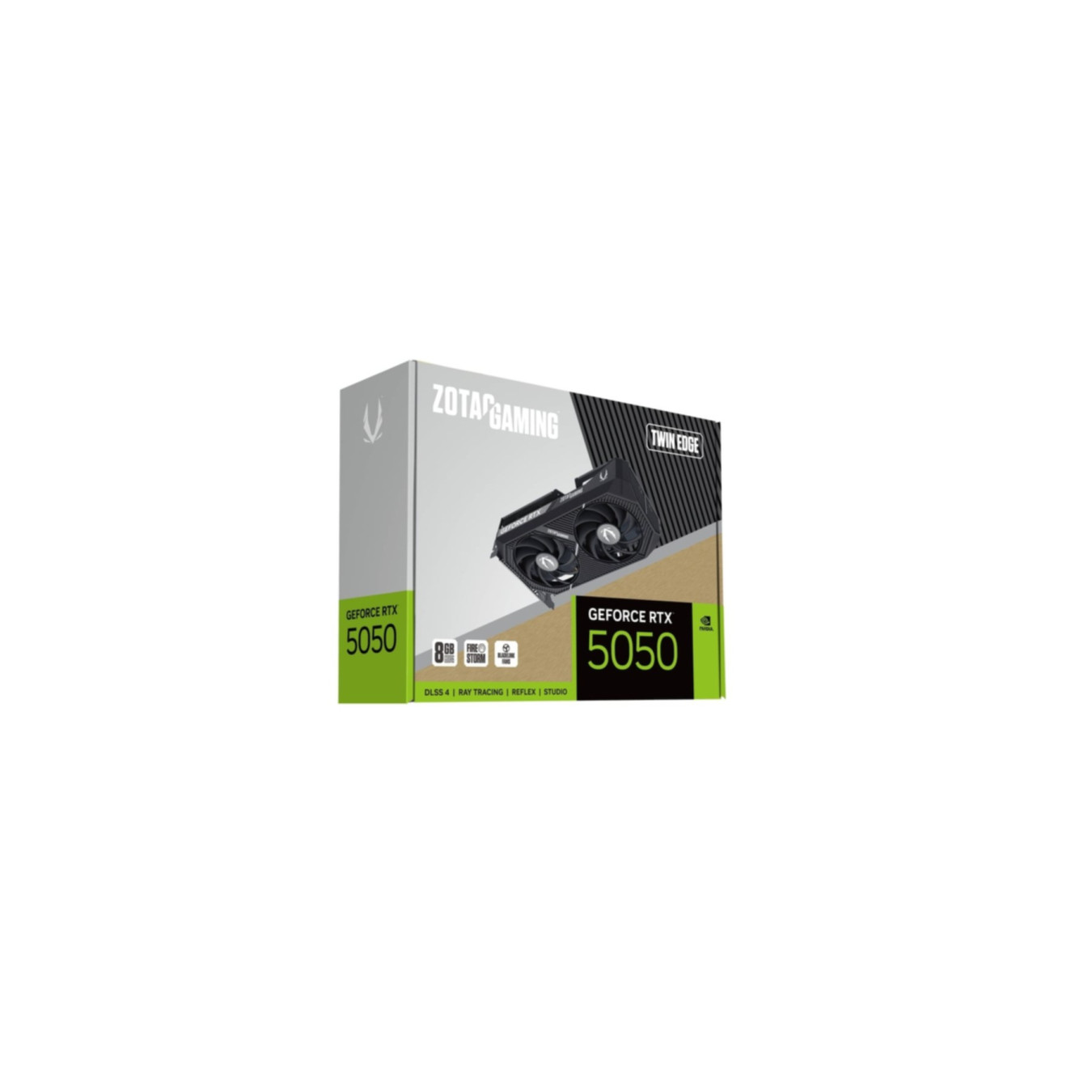 ZOTAC GAMING GeForce RTX 5050 Twin Edge - 8GB GDDR6 - Black - 2572 MHz, PCIe 5.0 — Buy in Cyprus with Fast Delivery