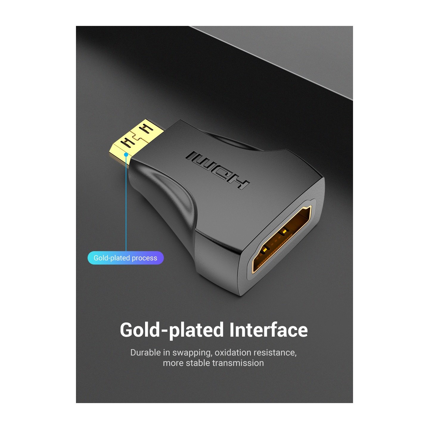Vention HDMI Adaptor - AISB0 - Female to Mini HDMI Male — Buy in Cyprus with Fast Delivery