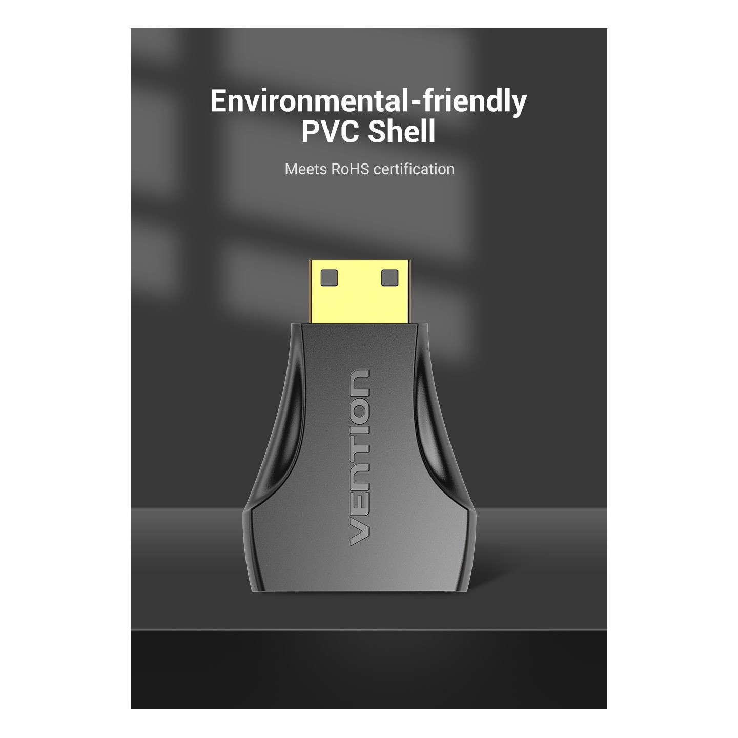 Vention HDMI Adaptor - AISB0 - Female to Mini HDMI Male — Buy in Cyprus with Fast Delivery