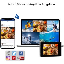 Buy SJCAM Dual Screen WiFi Action Camera 4K30FPS 16MP - SJ4000 - Dual Screen, Wi... in Cyprus, Nicosia, Limassol, Larnaka, Pafos