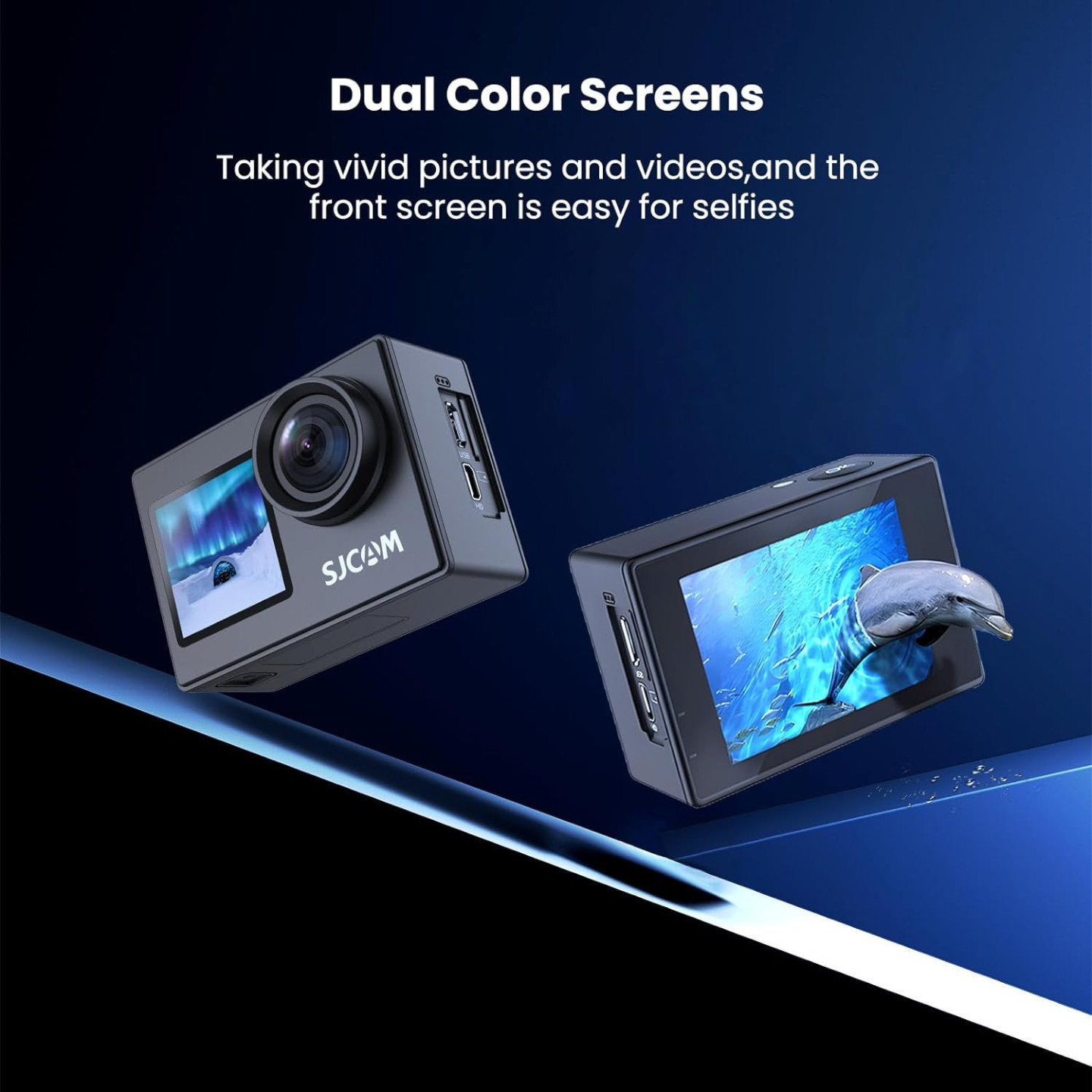 SJCAM Dual Screen WiFi Action Camera 4K30FPS 16MP - SJ4000 - Dual Screen, WiFi, 4K30FPS, 16MP