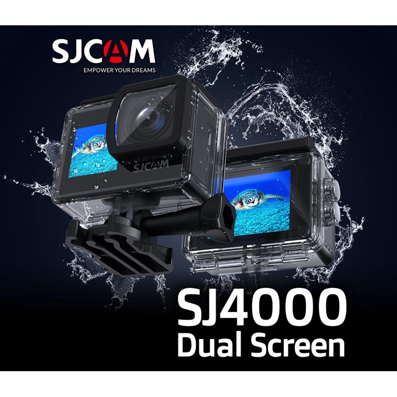Buy SJCAM Dual Screen WiFi Action Camera 4K30FPS 16MP - SJ4000 - Dual Screen, Wi... in Cyprus, Nicosia, Limassol, Larnaka, Pafos
