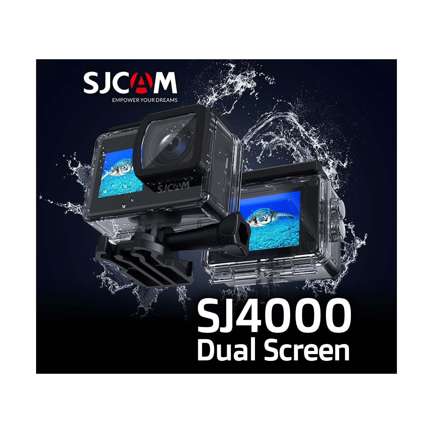 SJCAM Dual Screen WiFi Action Camera 4K30FPS 16MP - SJ4000 - Dual Screen, WiFi, 4K30FPS, 16MP