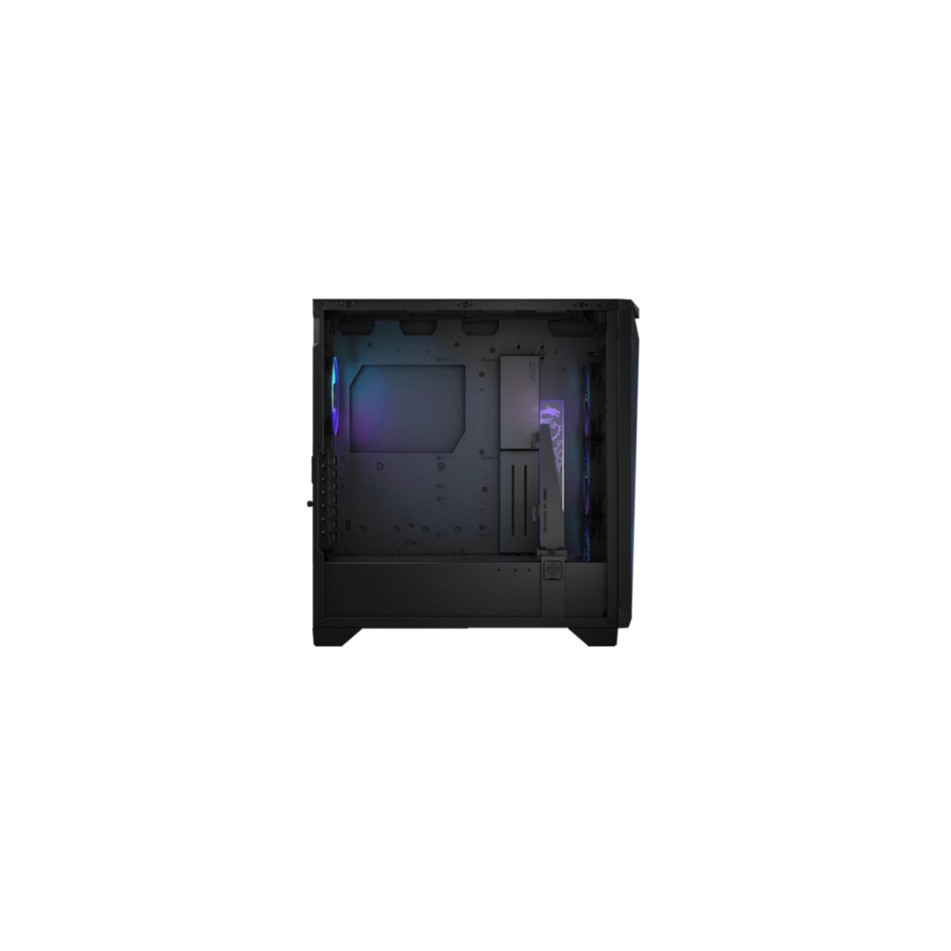 MSI MPG GUNGNIR 300R AIRFLOW - Mid-Tower Gaming Case (Black) - E-ATX, 360mm GPU, 175mm CPU Cooler
