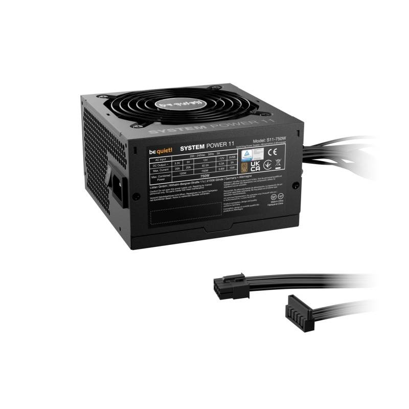 Buy be quiet! System Power 11 750W - BP012EU - 80 PLUS Bronze, Non-Modular, ATX ... in Cyprus, Nicosia, Limassol, Larnaka, Pafos