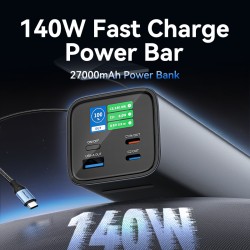 Buy Vention Powerbank 27000mAh 140W 3xUSBC+USB-A - FHVH0 - 27000mAh 140W 3xUSBC+... in Cyprus, Nicosia, Limassol, Larnaka, Pafos