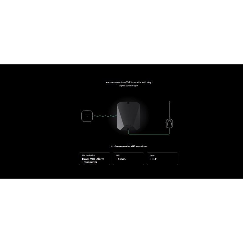 Buy AJAX VHF MultiTransmitter Wireless Integration - Wireless Integration in Cyprus, Nicosia, Limassol, Larnaka, Pafos