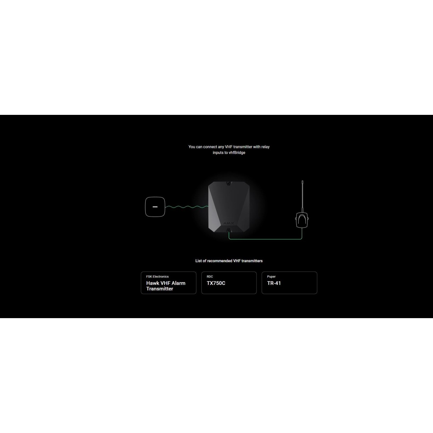 AJAX VHF MultiTransmitter Wireless Integration - Wireless Integration — Buy in Cyprus with Fast Delivery