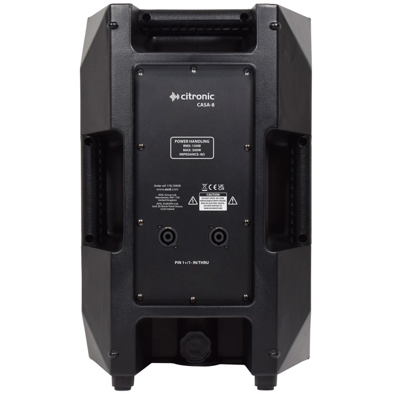 Buy Citronic Speaker - CASA-8 - Passive 8' Full Range Speaker 150W 178.109UK in Cyprus, Nicosia, Limassol, Larnaka, Pafos