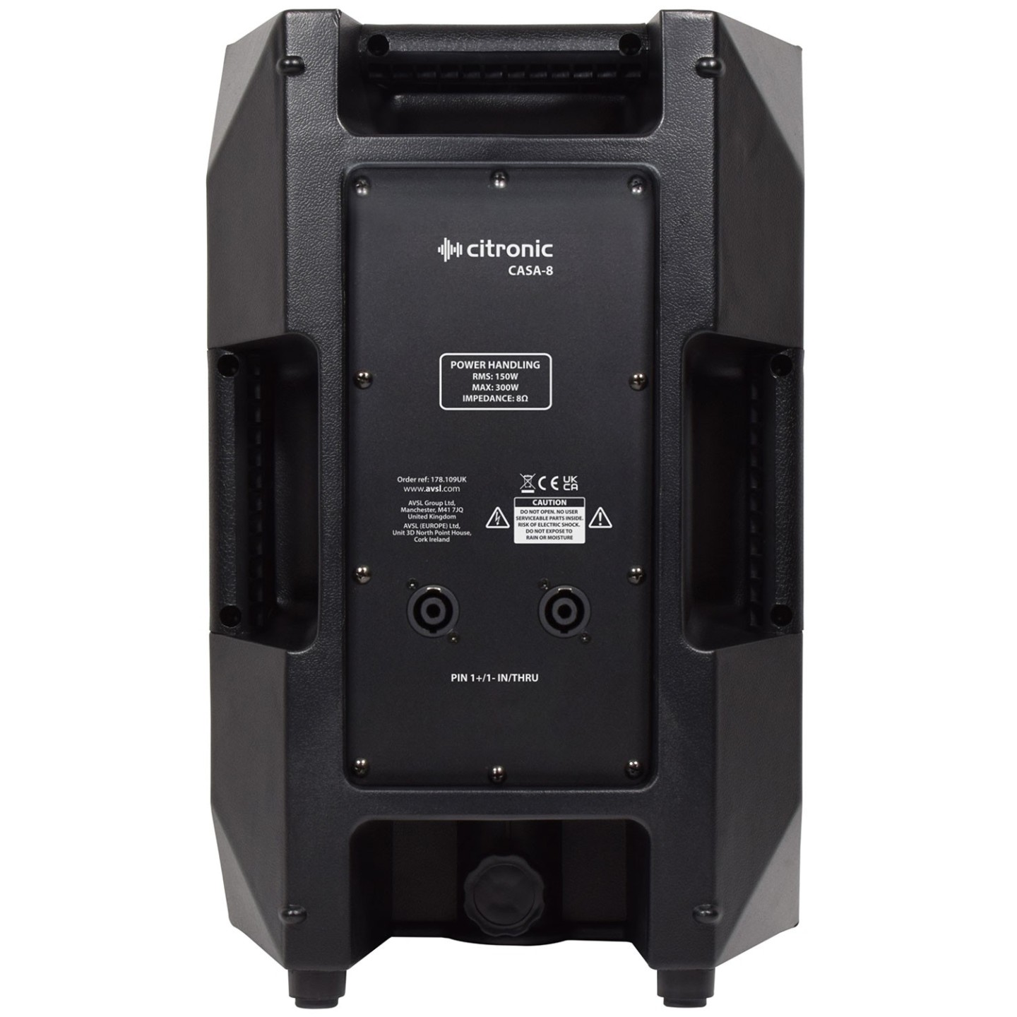 Citronic Speaker - CASA-8 - Passive 8' Full Range Speaker 150W 178.109UK — Buy in Cyprus with Fast Delivery