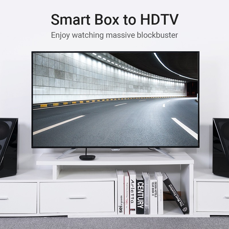 Buy Vention HDMI Cable - AARBG - Right Angle 90 Degrees 1.5m in Cyprus, Nicosia, Limassol, Larnaka, Pafos