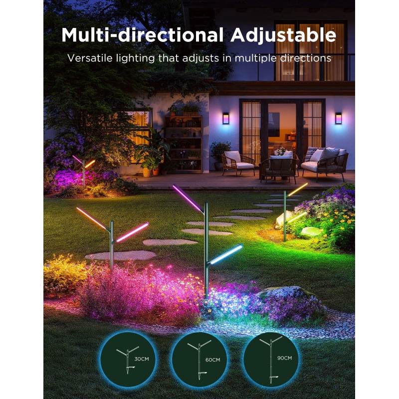 Buy Govee Outdoor Smart Garden Light - H7086341 - RGBICWW in Cyprus, Nicosia, Limassol, Larnaka, Pafos