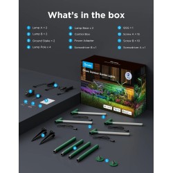 Buy Govee Outdoor Smart Garden Light - H7086341 - RGBICWW in Cyprus, Nicosia, Limassol, Larnaka, Pafos