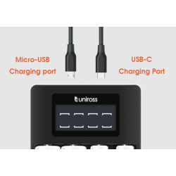 Buy Uniross UCU005A Ultra Fast Charger 1hr for AA AAA Incl 4xAA 2700 Batteries in Cyprus, Nicosia, Limassol, Larnaka, Pafos