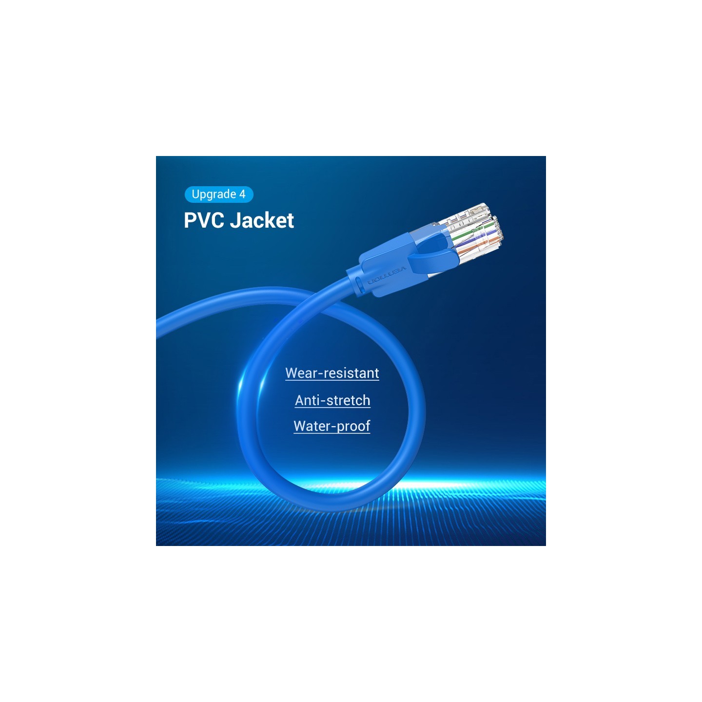 Vention Network Cable - CAT6 UTP - 1.0m - Blue — Buy in Cyprus with Fast Delivery